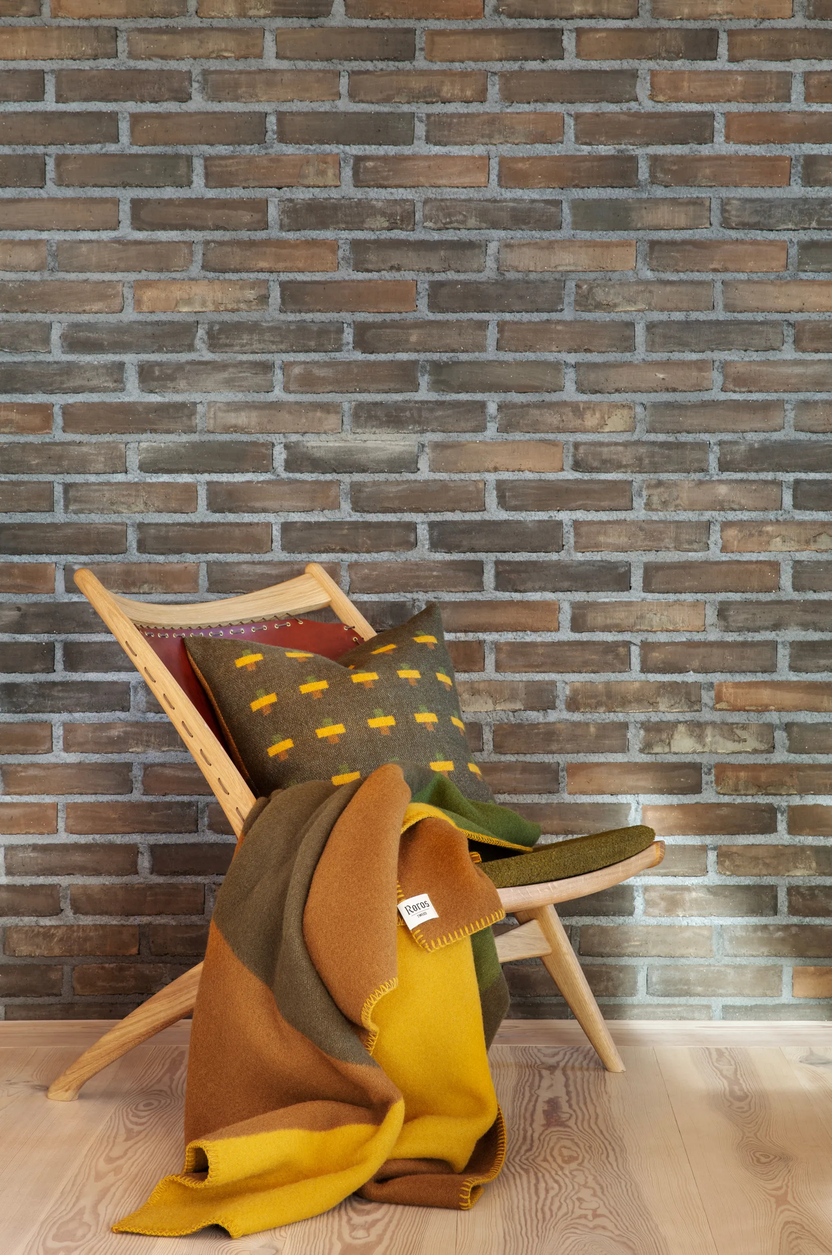 Almofada Syndin 50x50 cm, Moorland Røros Tweed