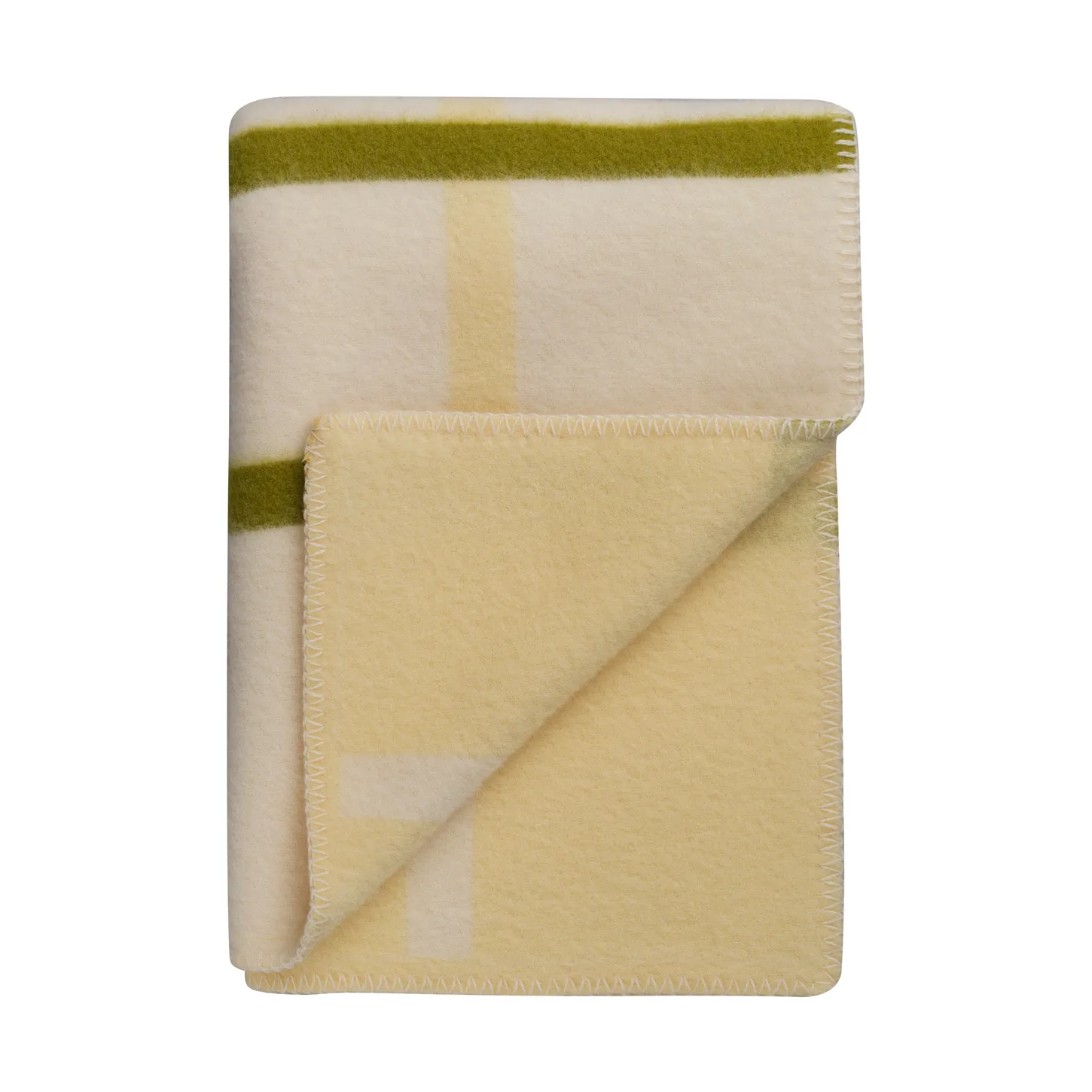 Knut Manta 135x200 cm, Lime Røros Tweed