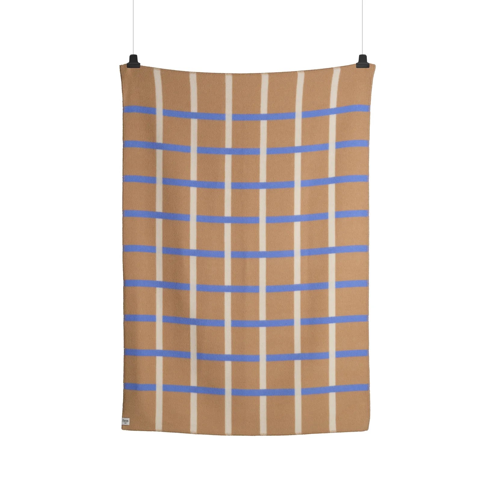 Knut Manta 135x200 cm, Taupe Røros Tweed