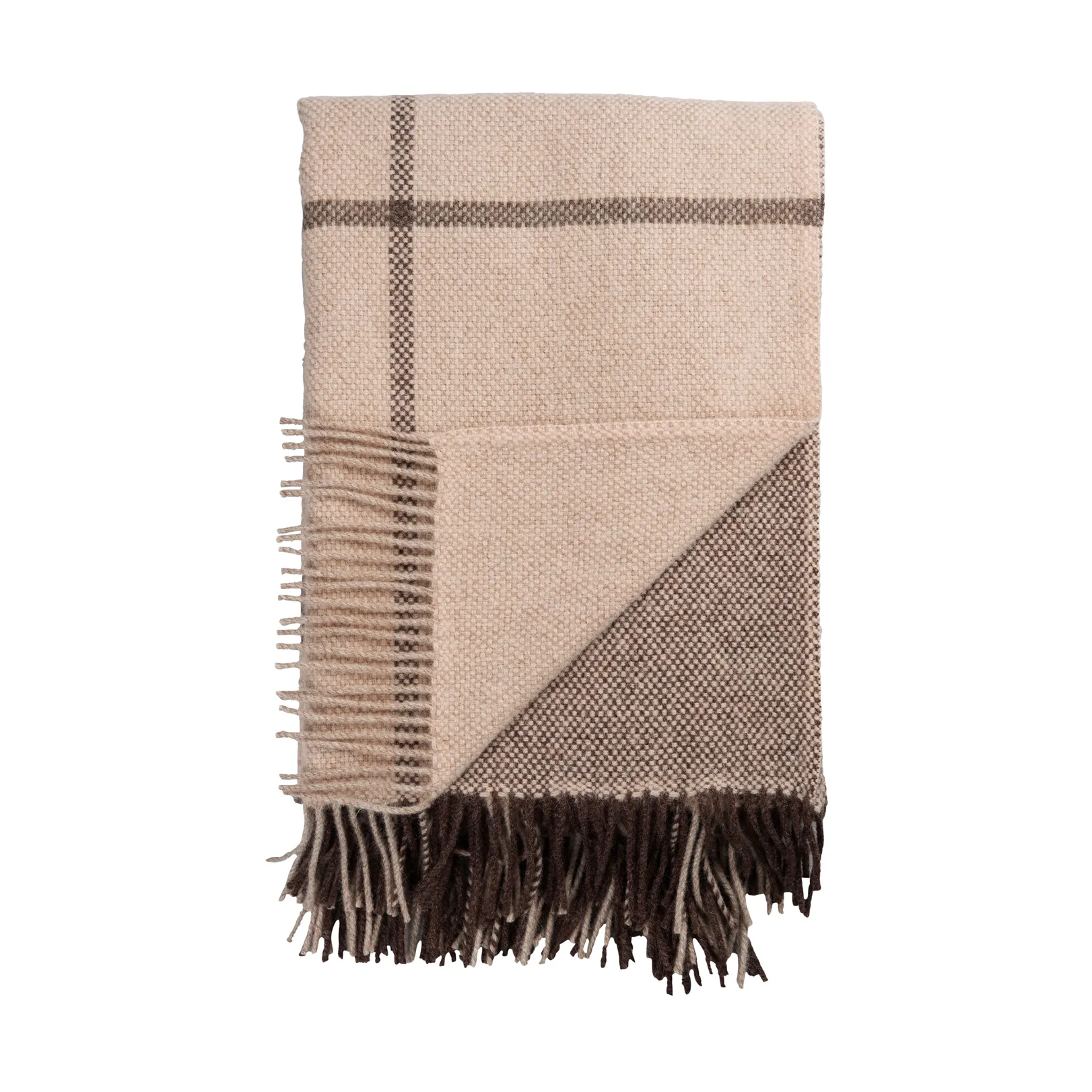 Manta Filos 145x220 cm, Brown Røros Tweed