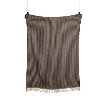 Manta Isak 150x210 cm - Far away blue - Røros Tweed