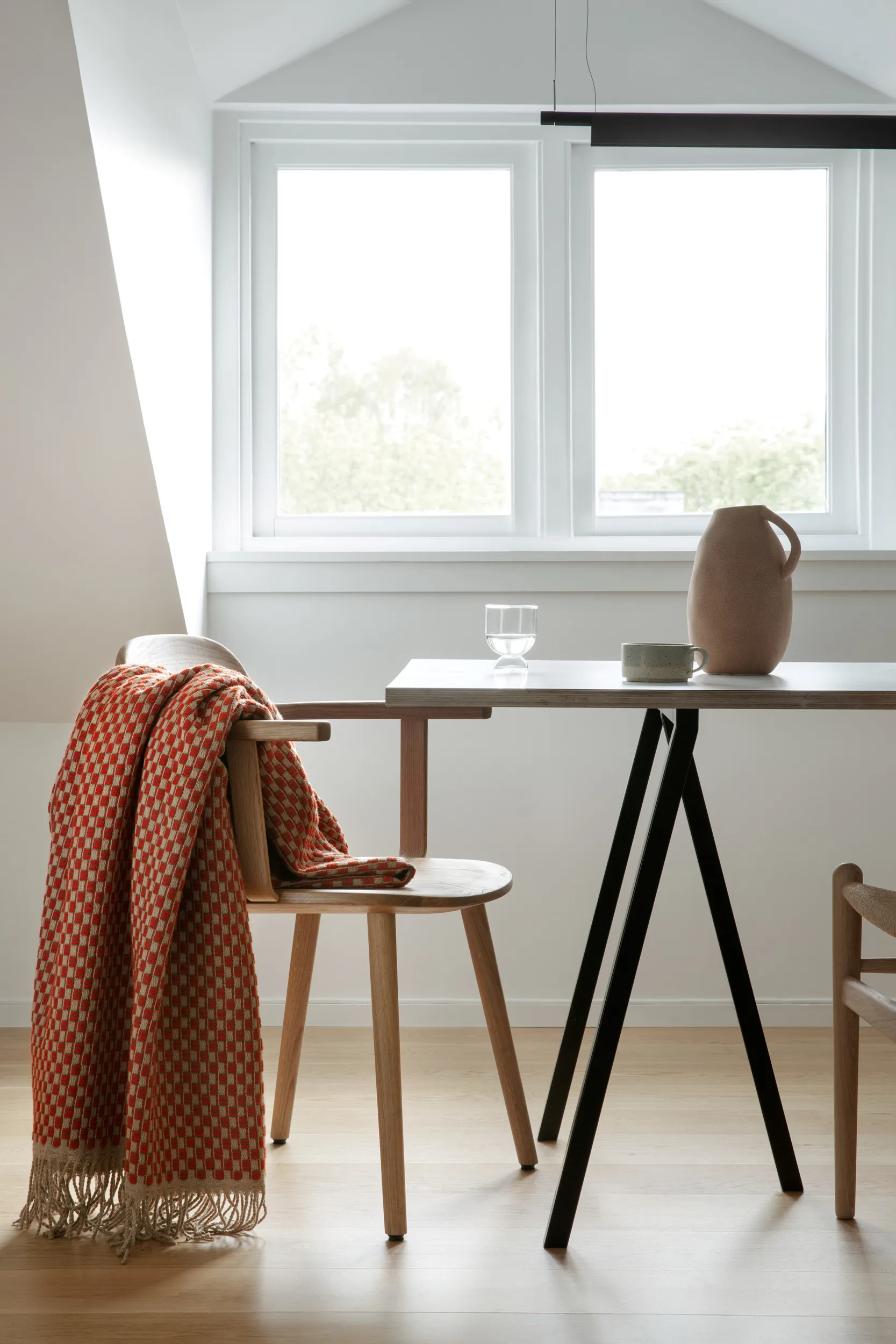 Manta Isak 150x210 cm, Red sumac Røros Tweed