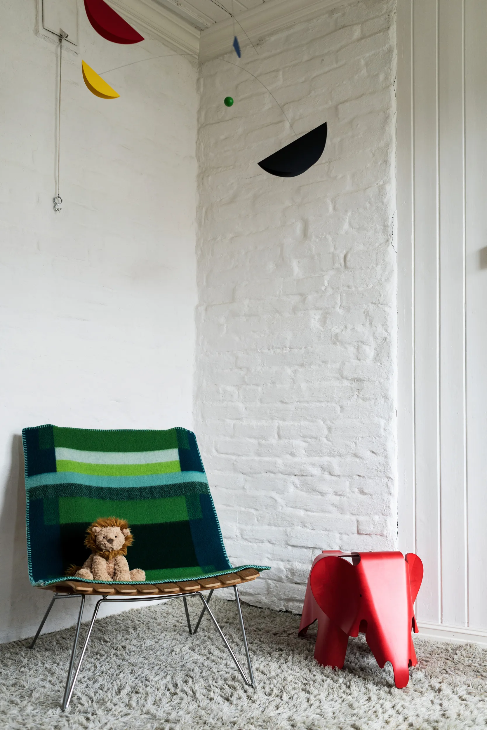 Manta Mikkel 135x200 cm, Green Røros Tweed