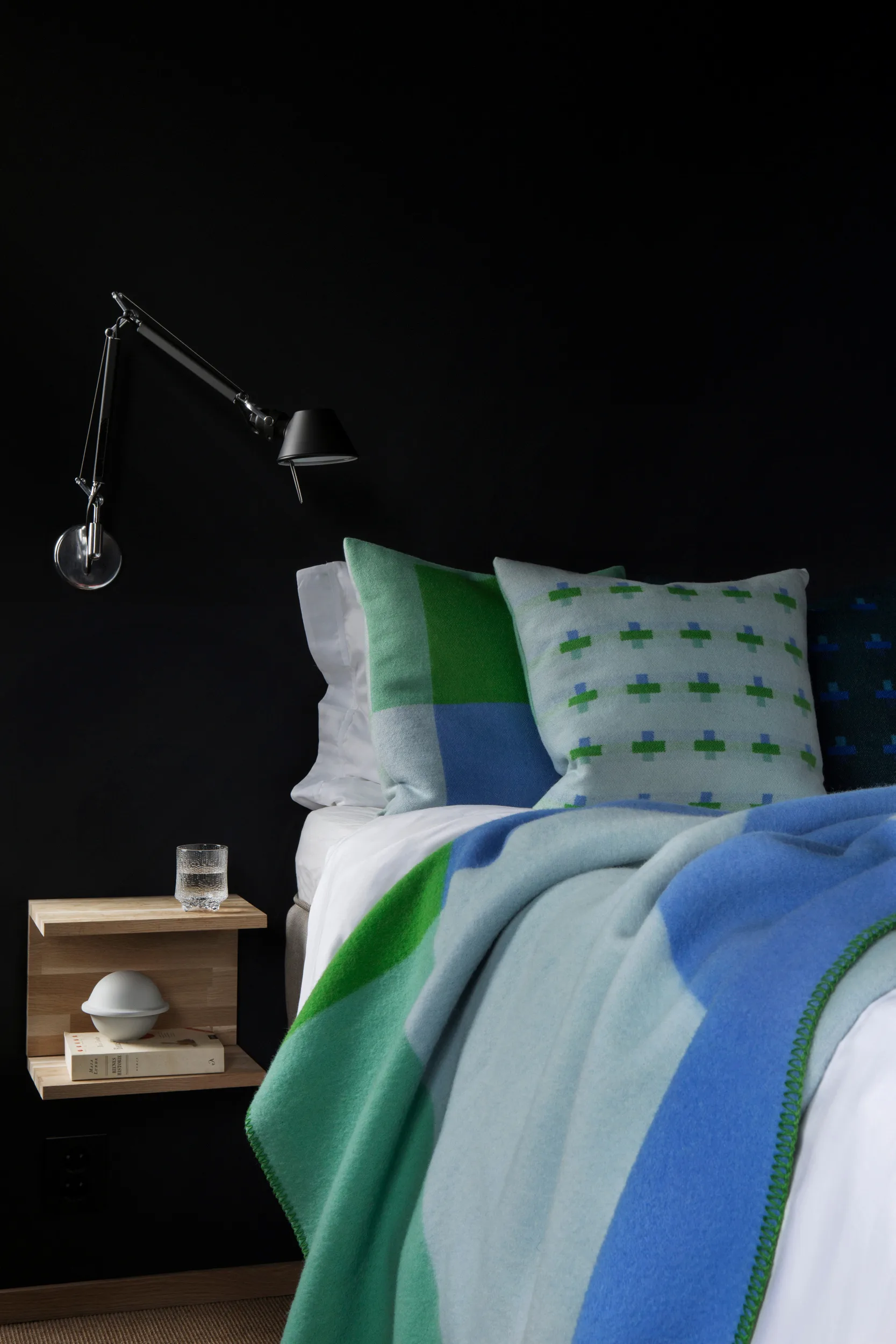 Manta Syndin 135x200 cm, Glacier Røros Tweed