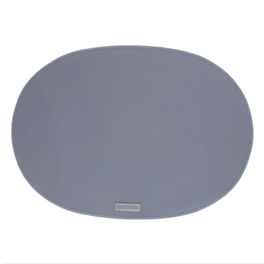 Individual de mesa oval Rubber, antique grey Ørskov