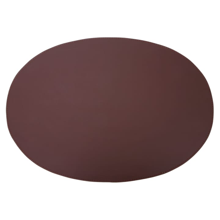 Ørskov individual de mesa em couro oval 47x34 cm - brown - Ørskov