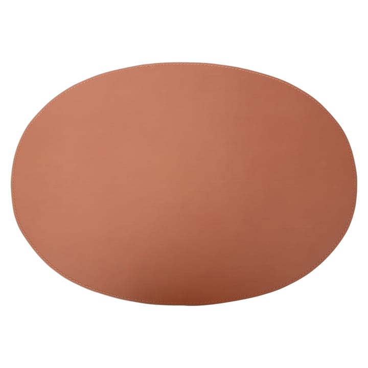 Ørskov individual de mesa em couro oval 47x34 cm - Cognac - Ørskov