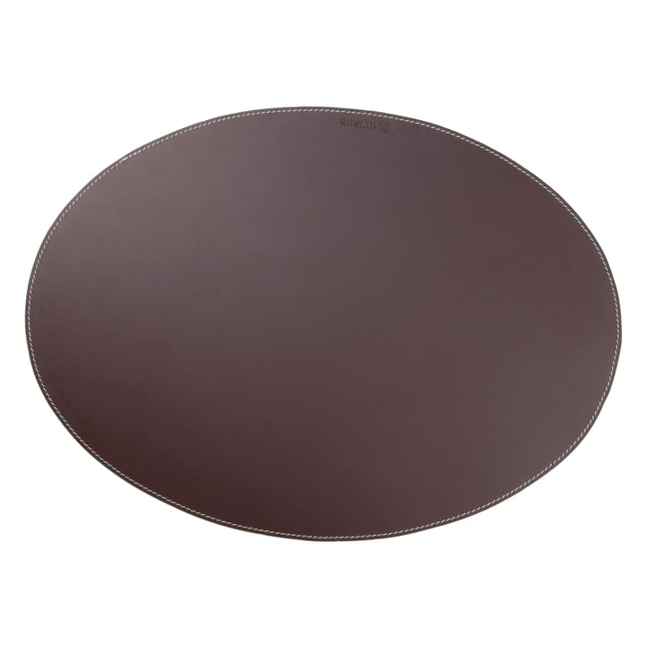 Ørskov individual de mesa em couro oval - brown - Ørskov