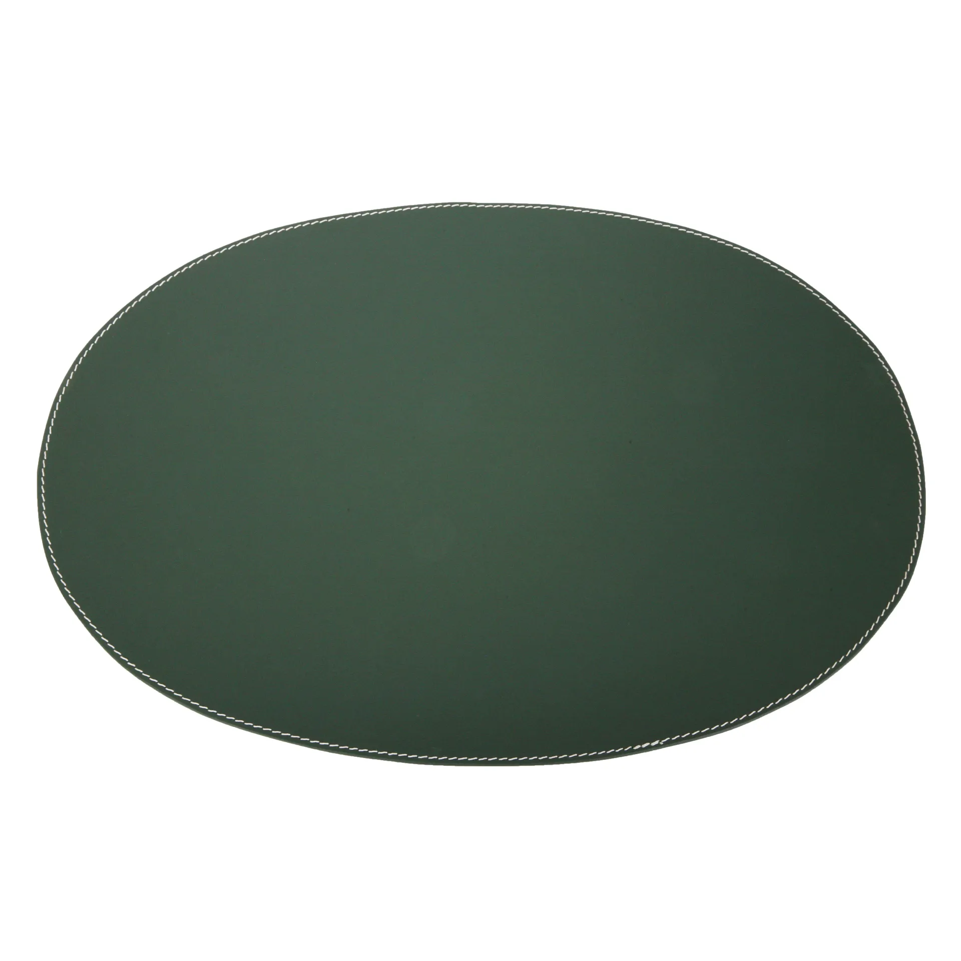 Ørskov individual de mesa em couro oval, dark green Ørskov