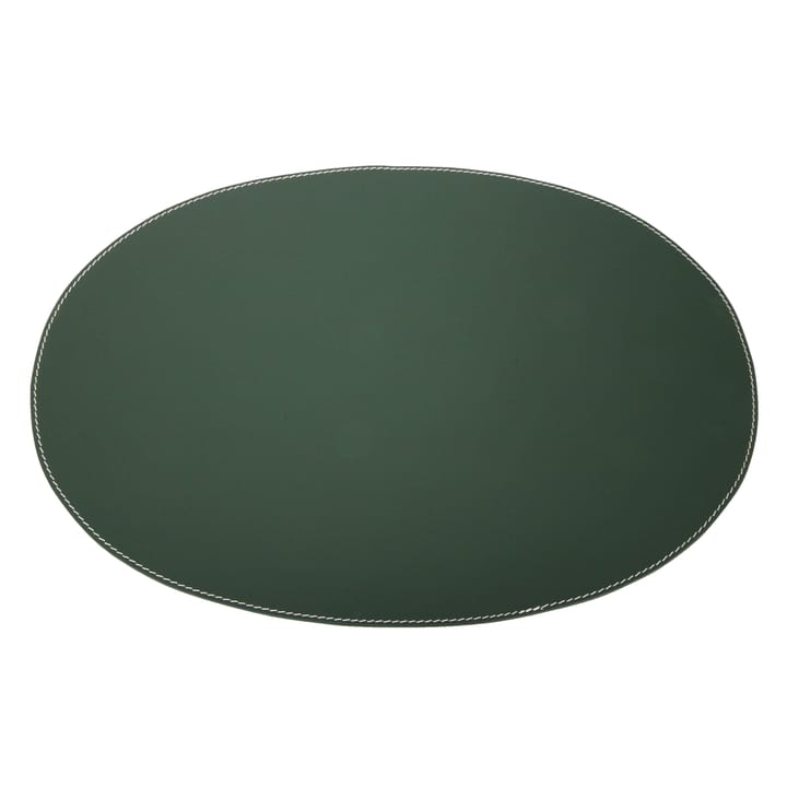Ørskov individual de mesa em couro oval - dark green - Ørskov