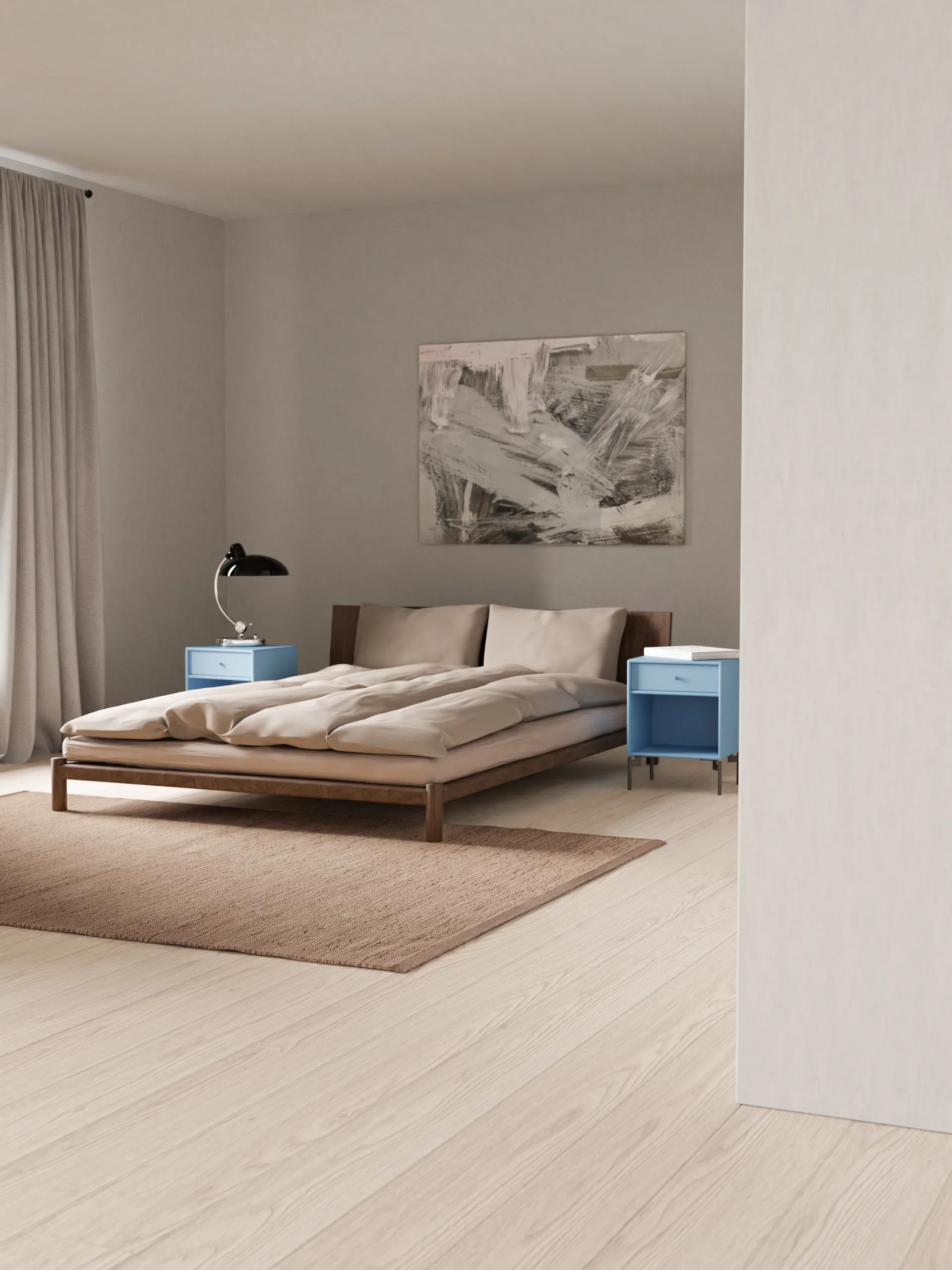 Tapete Algodão 140x200 cm, Nougat Rug Solid