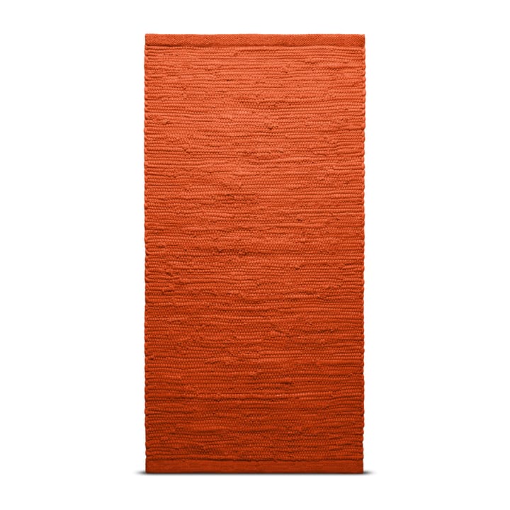 Tapete Algodão 140x200 cm - solar orange (laranja) - Rug Solid