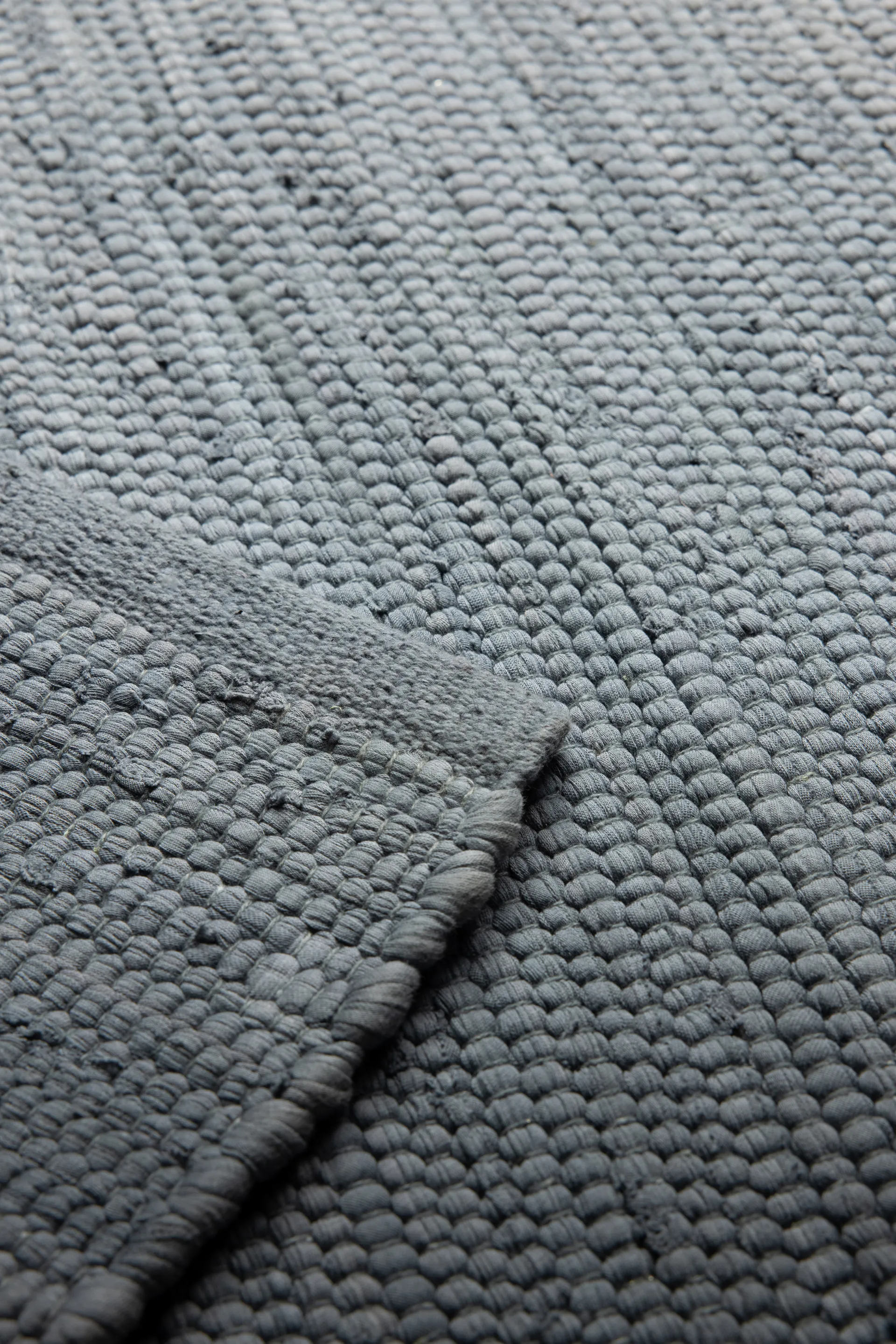 Tapete Algodão 65x135 cm, steel grey (cinza) Rug Solid