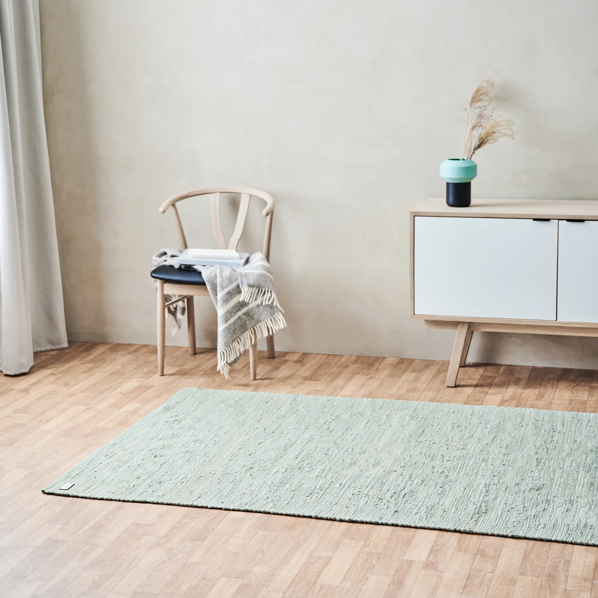 Tapete Algodão 75x200 cm, Menta Rug Solid