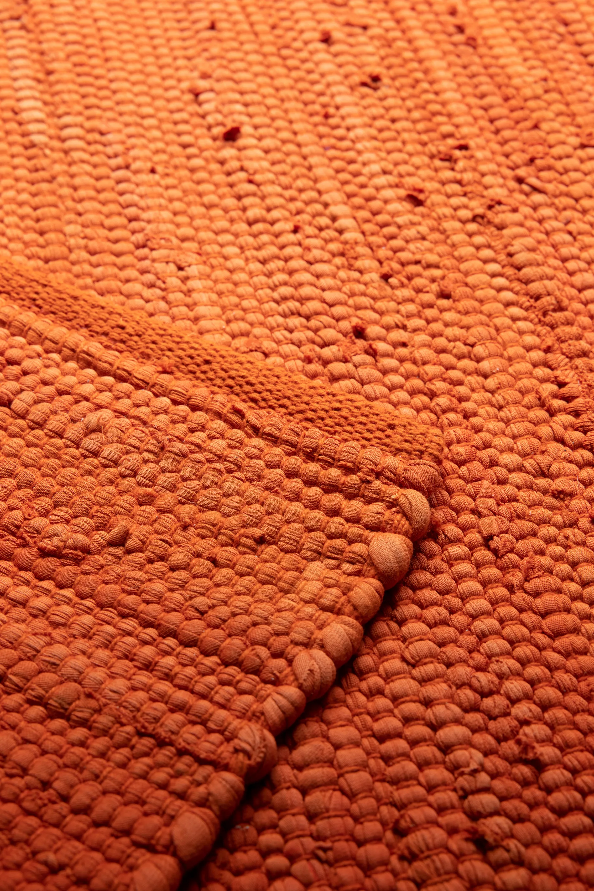 Tapete Algodão 75x200 cm, solar orange (laranja) Rug Solid