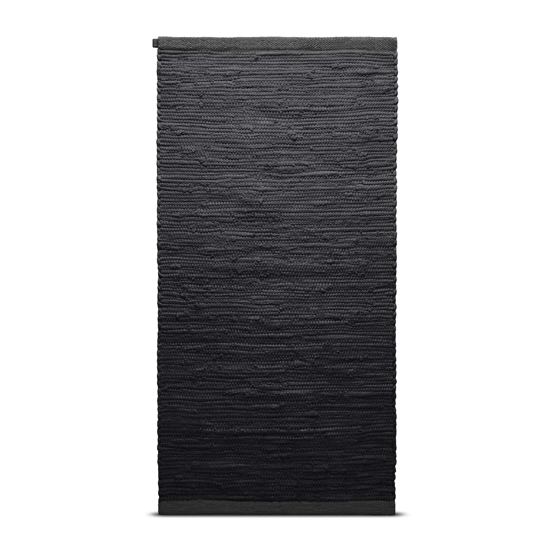 Tapete Algodão 75x300 cm, Charcoal Rug Solid