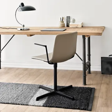 Tapete de lã Landscape 65x135 cm - gravel - Rug Solid