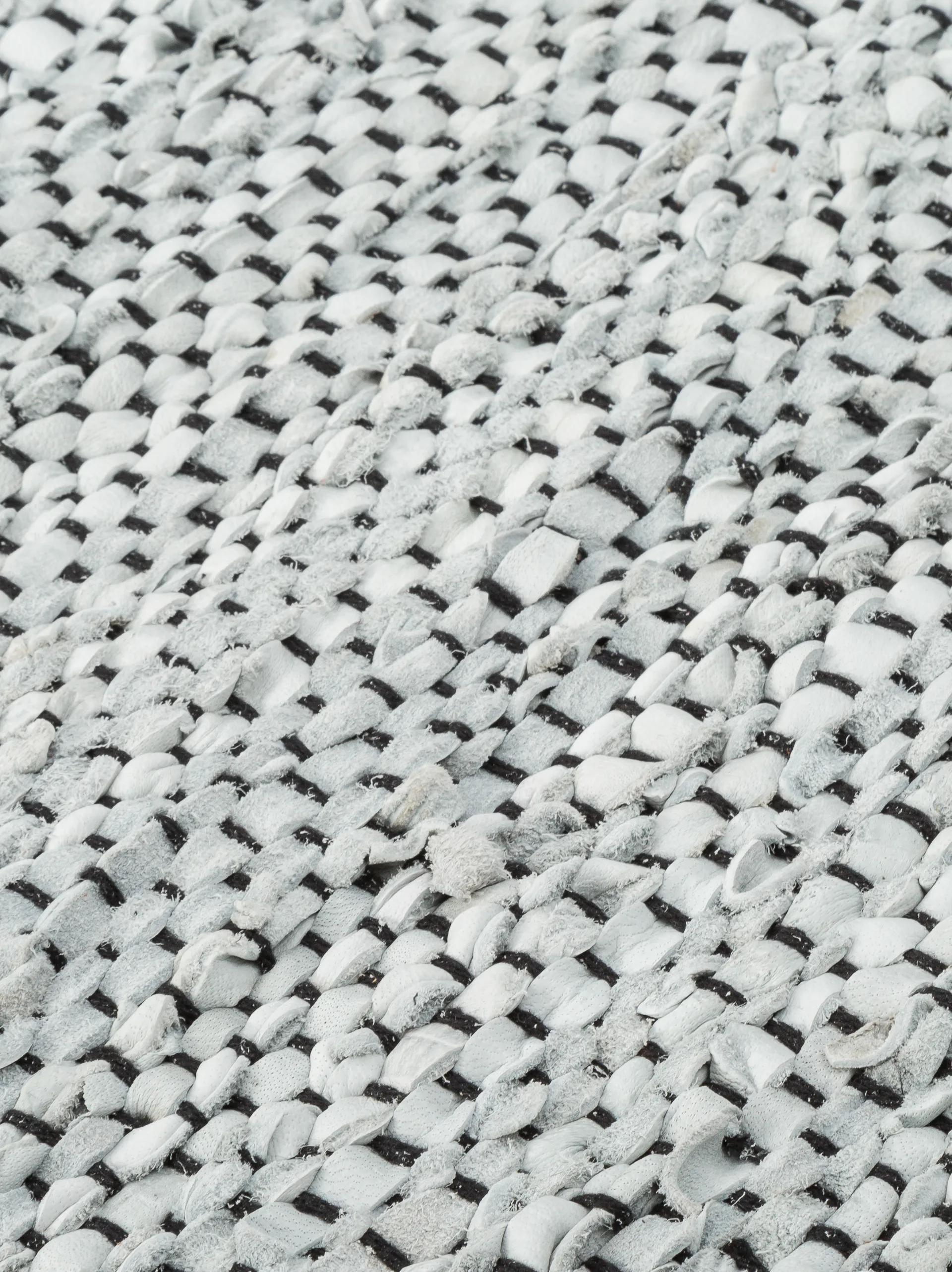 Tapete Leather 60x90 cm, light grey (cinza claro) Rug Solid