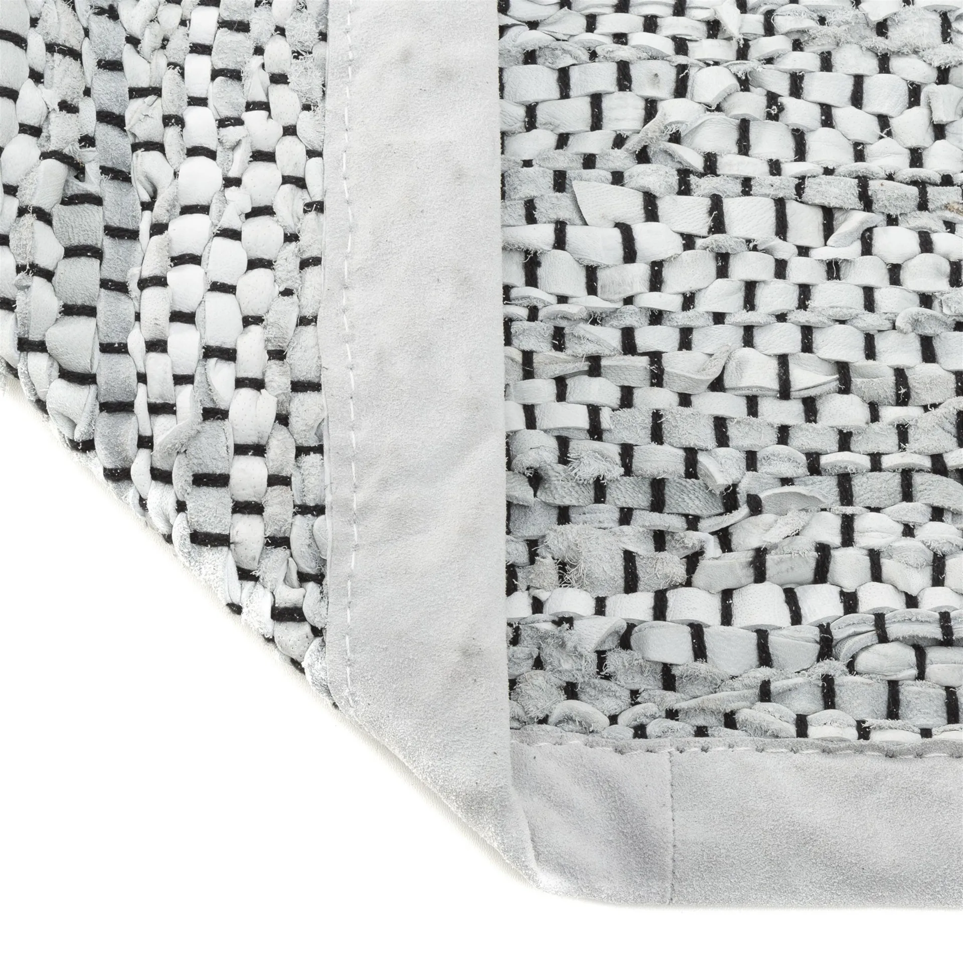 Tapete Leather 60x90 cm, light grey (cinza claro) Rug Solid