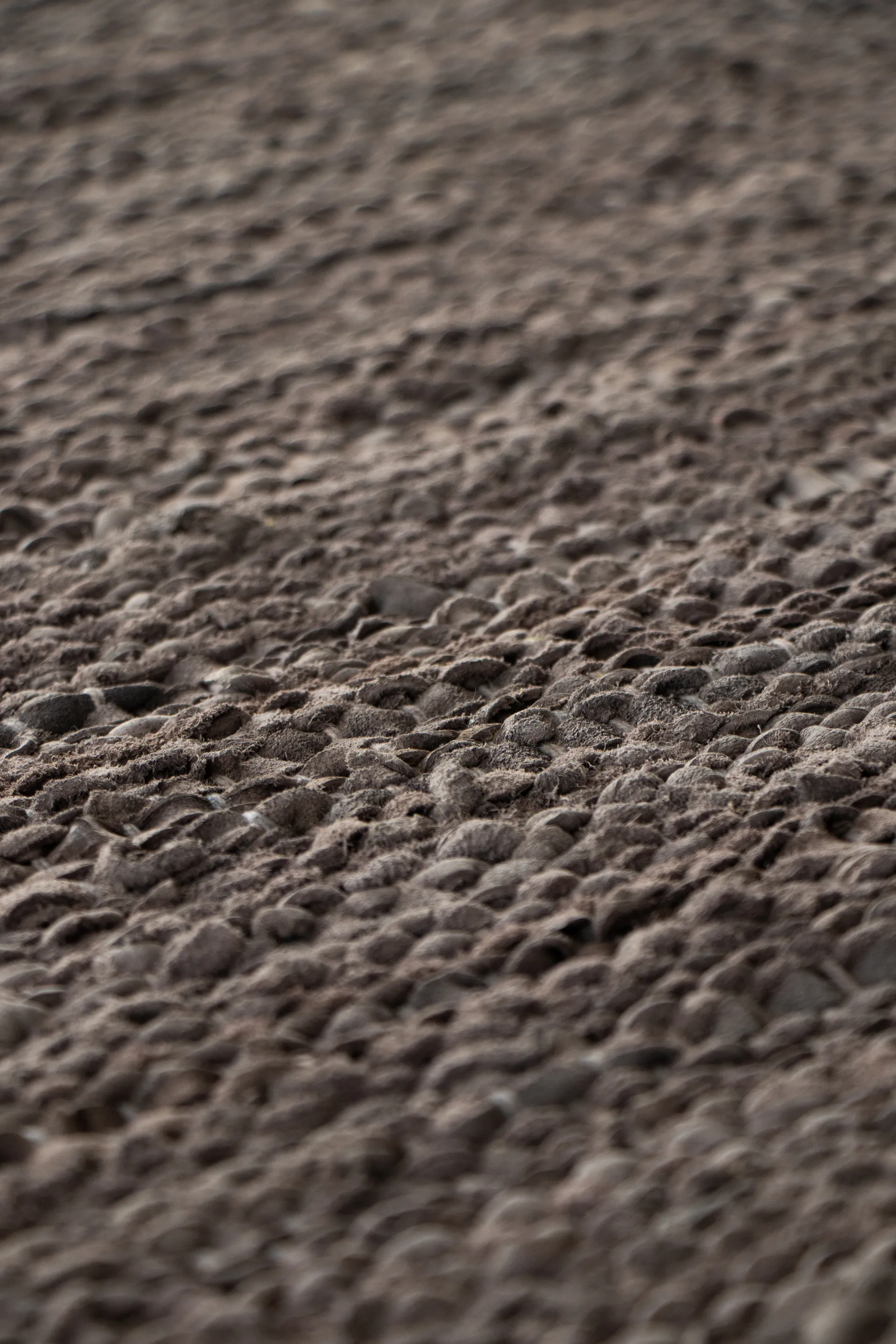 Tapete Leather 65x135 cm, wood (castanho) Rug Solid