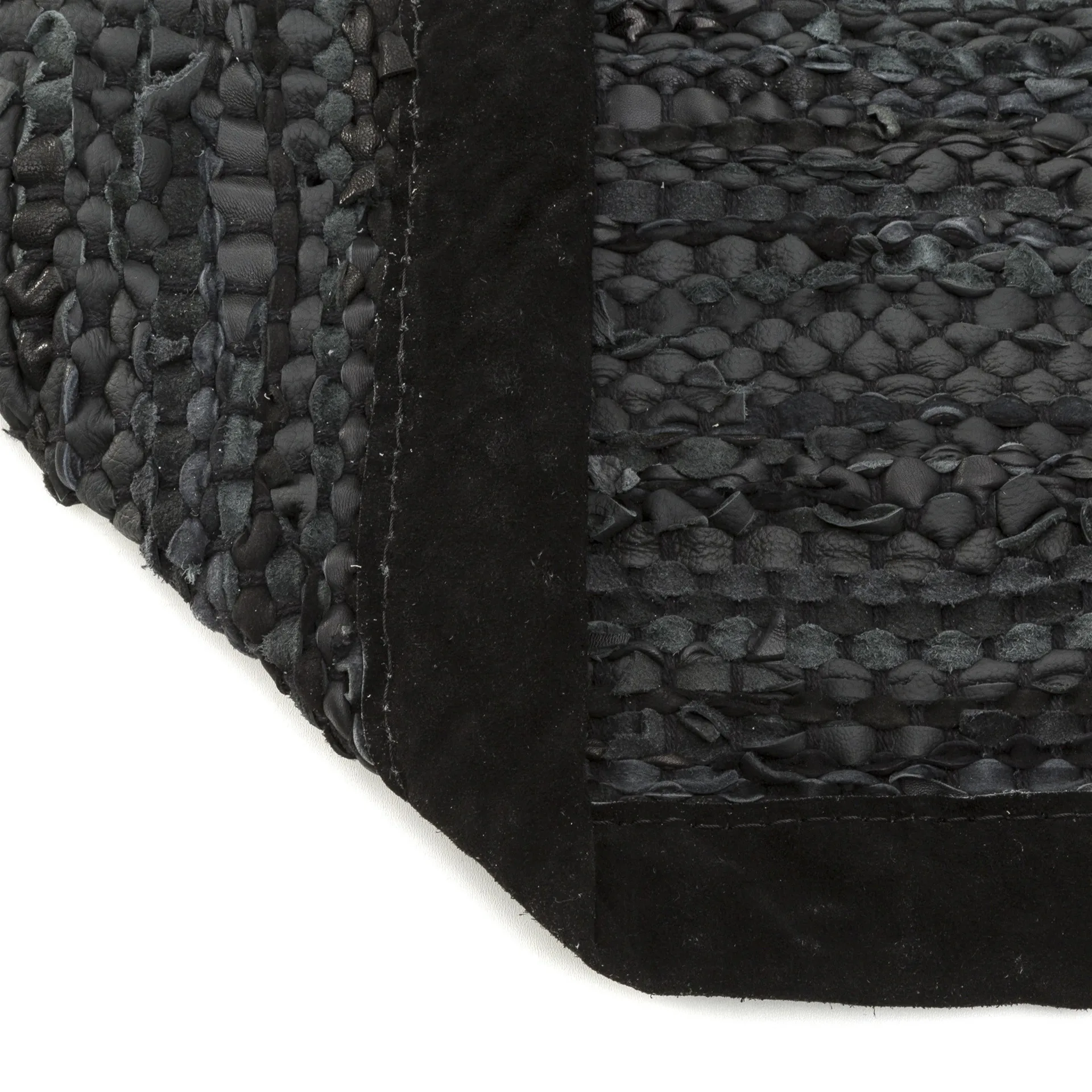 Tapete Leather 75x200 cm, black (preto) Rug Solid