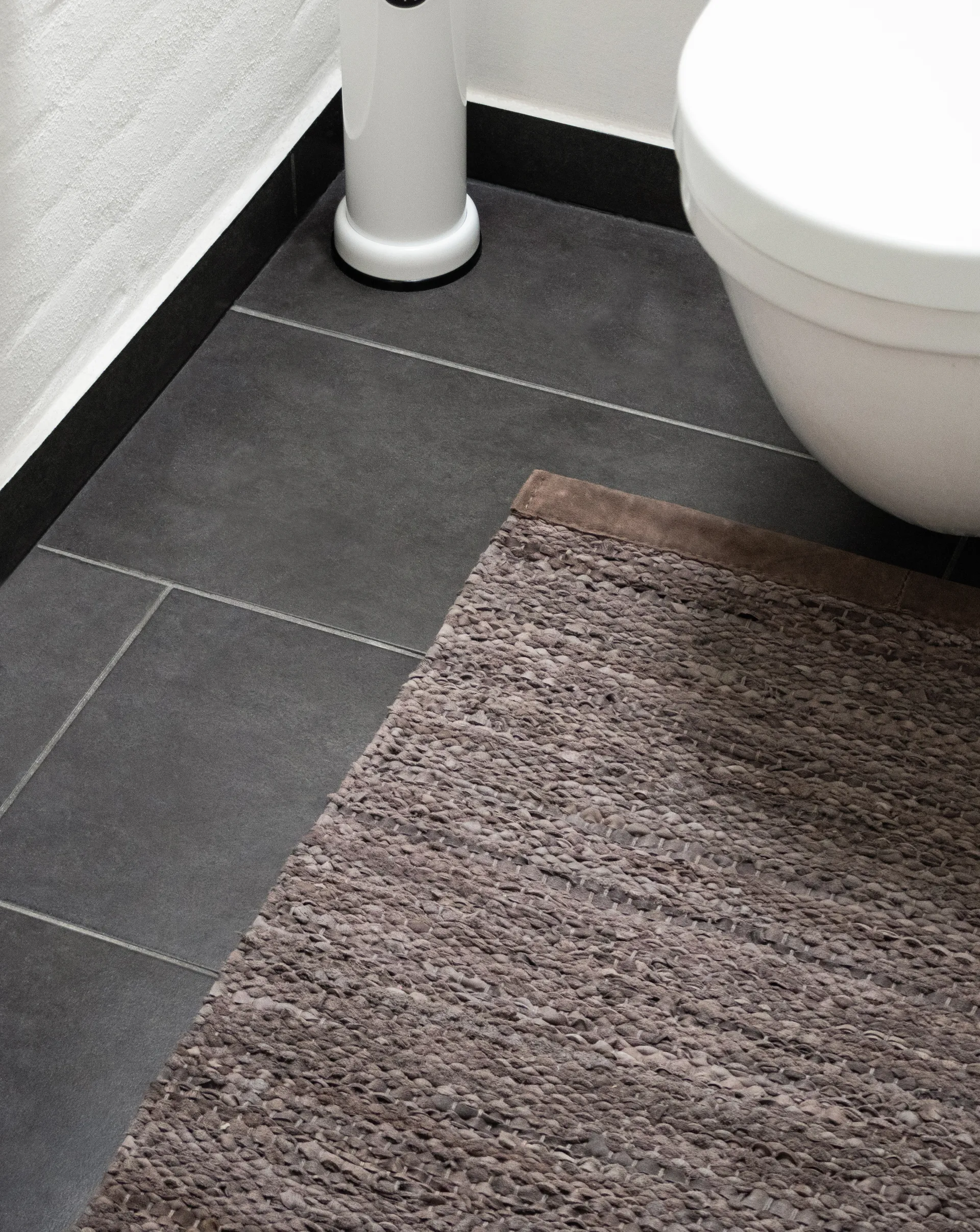 Tapete Leather 75x200 cm, wood (castanho) Rug Solid