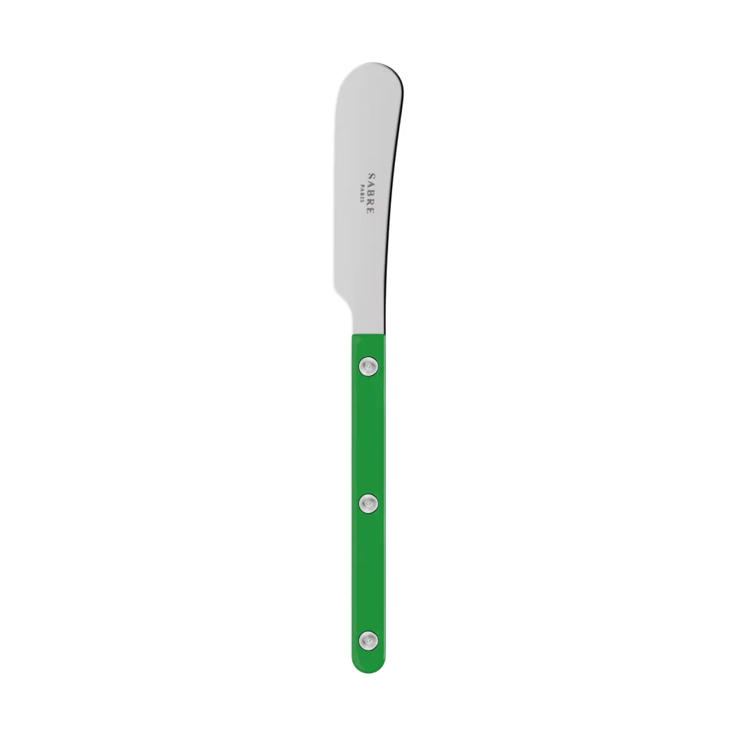 Bistrot solid faca de manteiga 14 cm, Verde jardim SABRE Paris