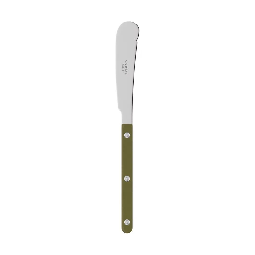 Bistrot solid faca de manteiga 16 cm, Green fern SABRE Paris