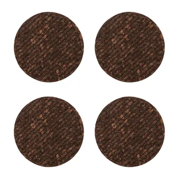 Base para copos de cortiça Dante 4 un. - Brown - Sagaform