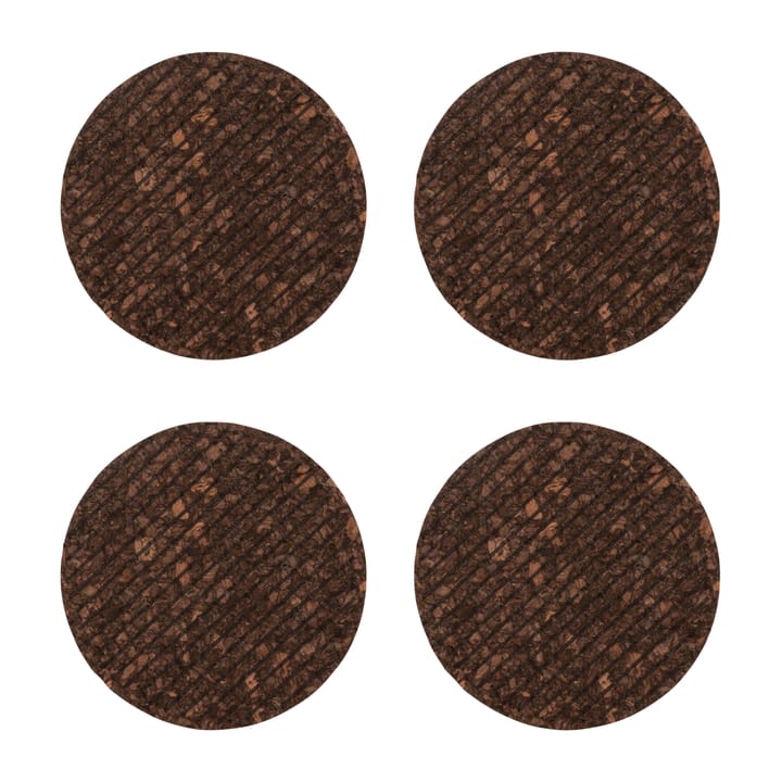 Base para copos de cortiça Dante 4 un. - Brown - Sagaform