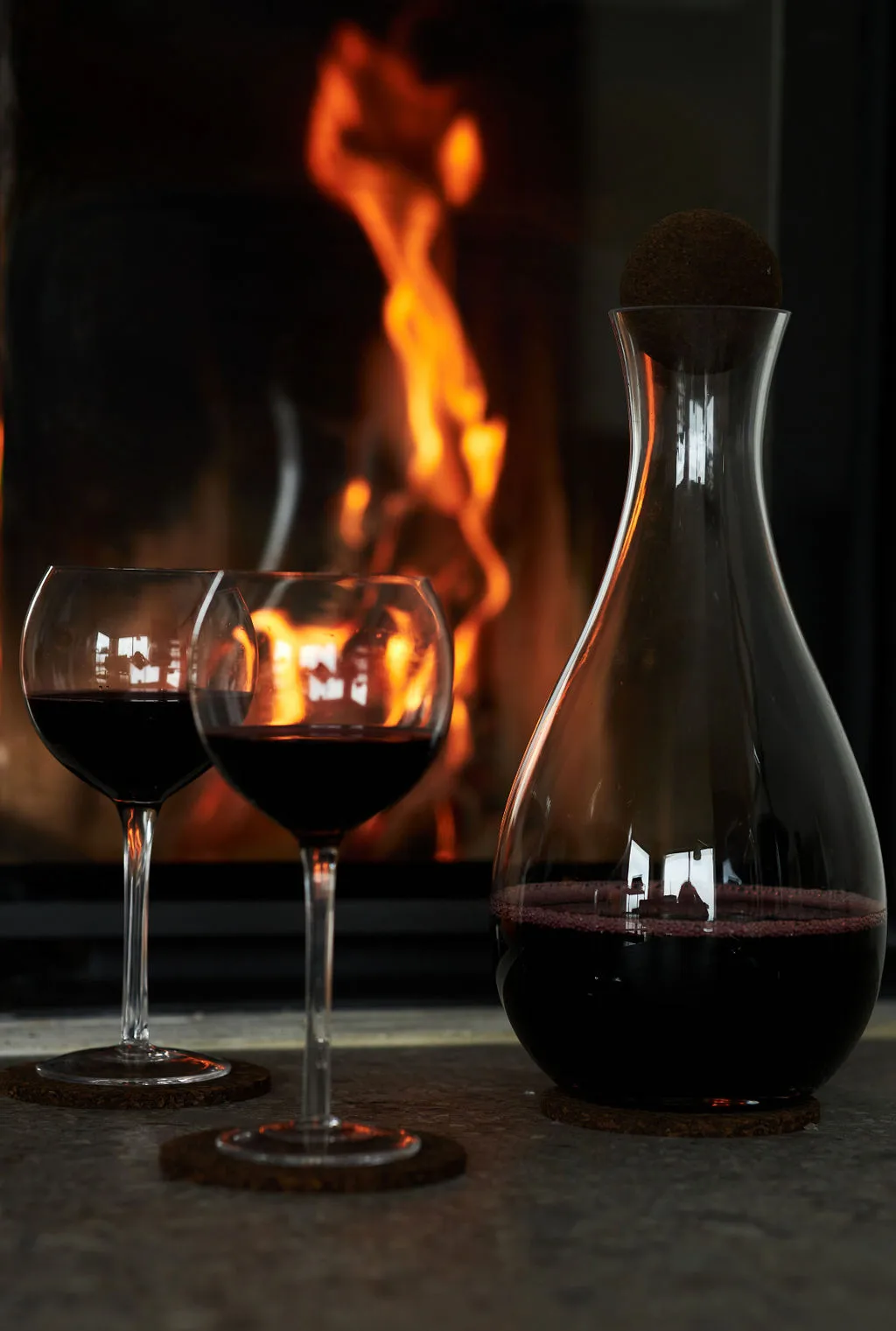 Base para copos de cortiça Dante 4 un., Brown Sagaform