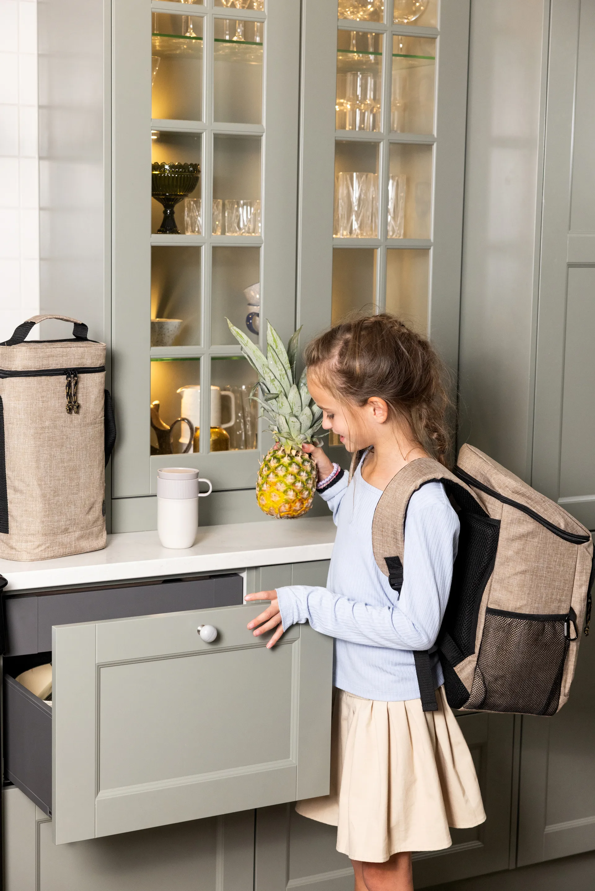 Bolsa térmica City alta 9 L, Beige Sagaform