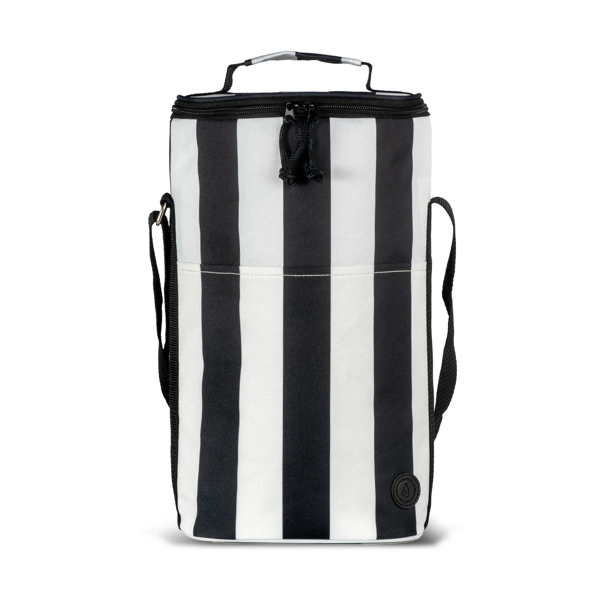 Bolsa térmica City alta 9 L, Preto-branco Sagaform