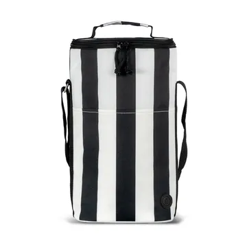 Bolsa térmica City alta 9 L - Preto-branco - Sagaform