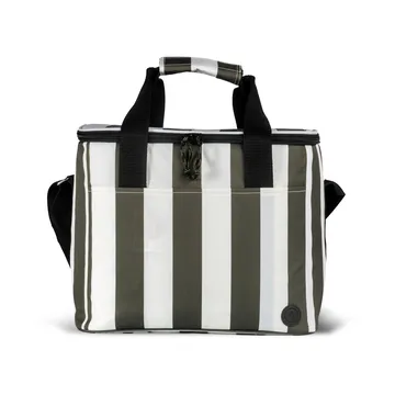 Bolsa térmica City grande 20 L - Verde-branco - Sagaform
