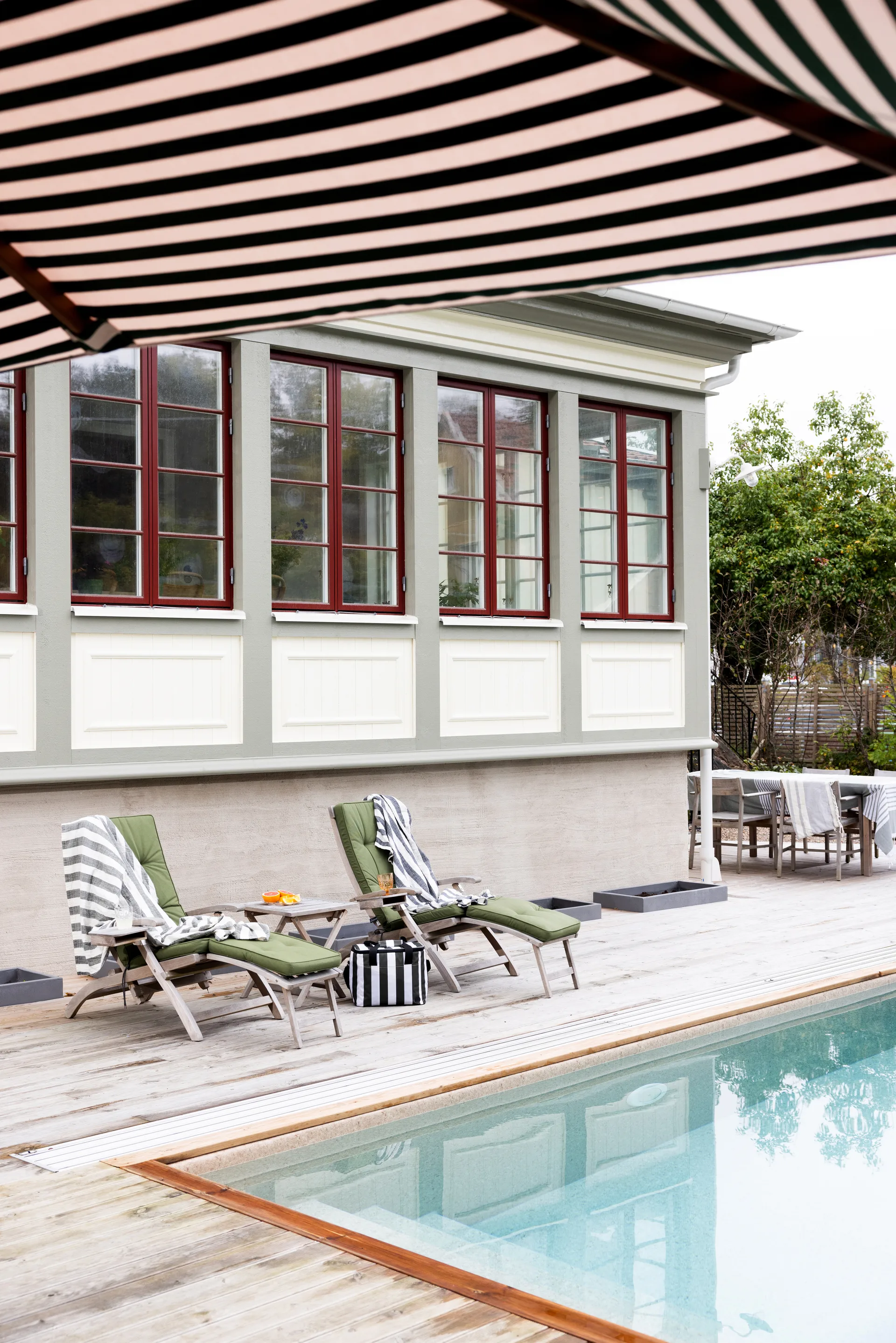 Bolsa térmica City grande 20 L, Verde-branco Sagaform