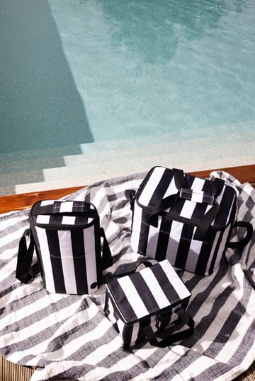 Bolsa térmica City pequena 3,2 L - Preto-branco - Sagaform