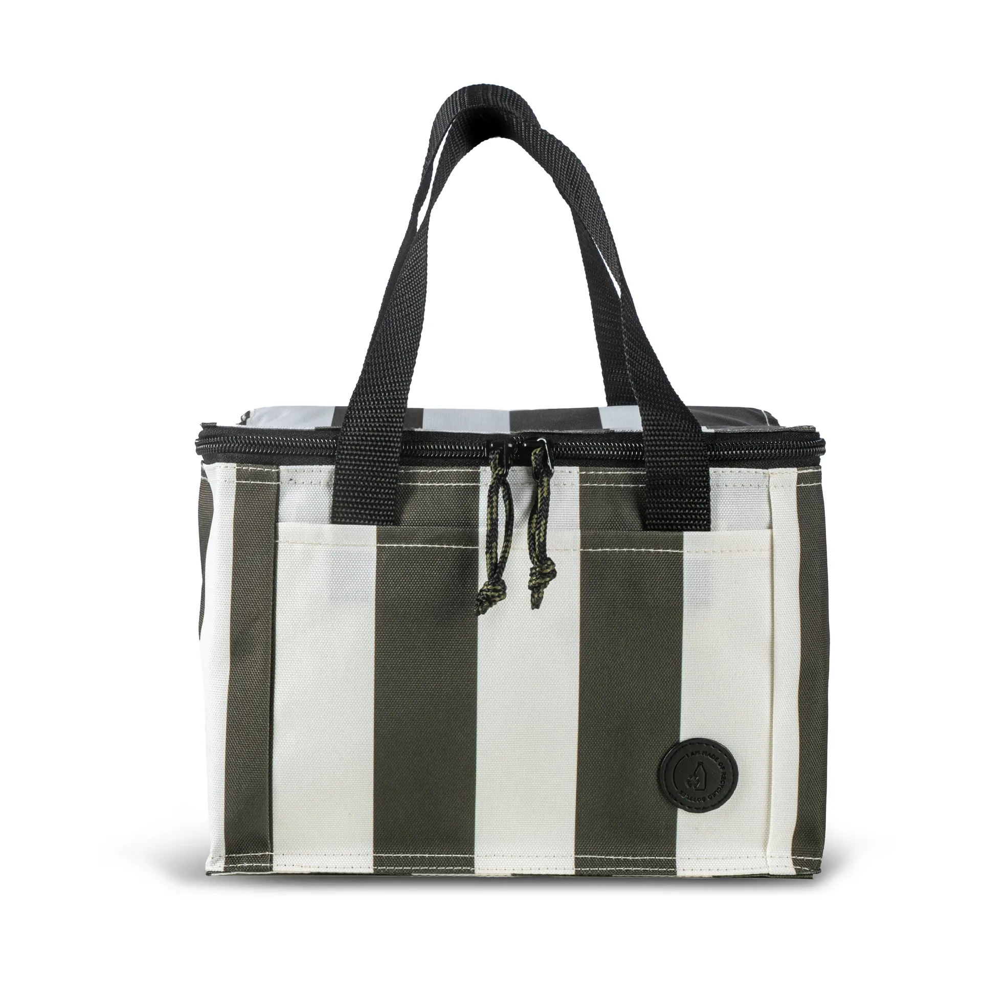 Bolsa térmica City pequena 3,2 L, Verde-branco Sagaform