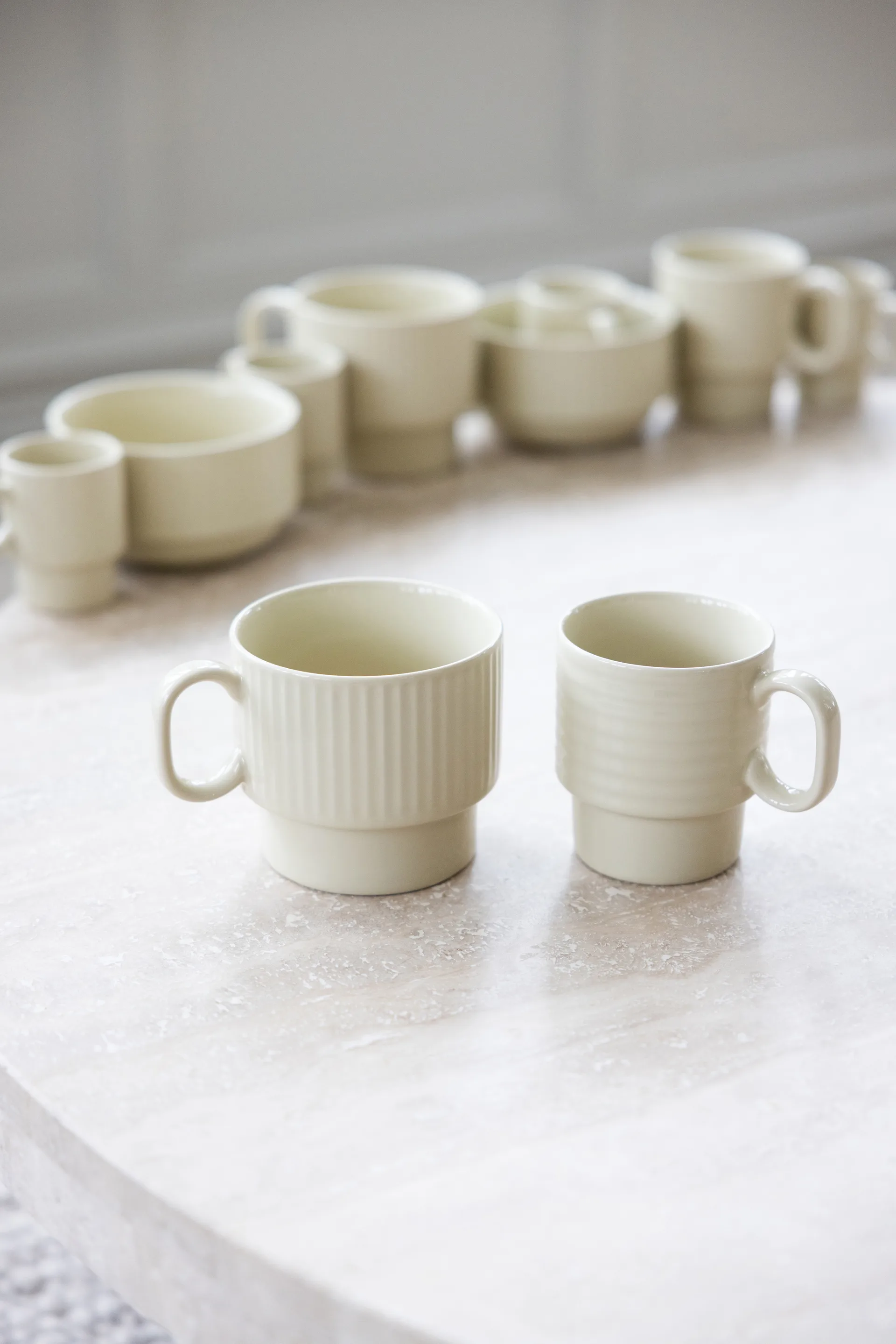 Caneca Coffee & More, 2 un., Beige Sagaform