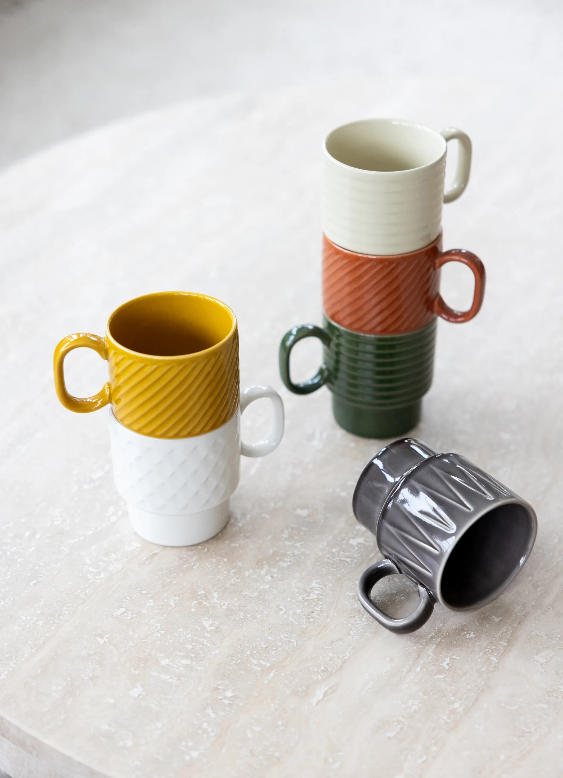 Caneca Coffee & More, 2 un., Beige Sagaform