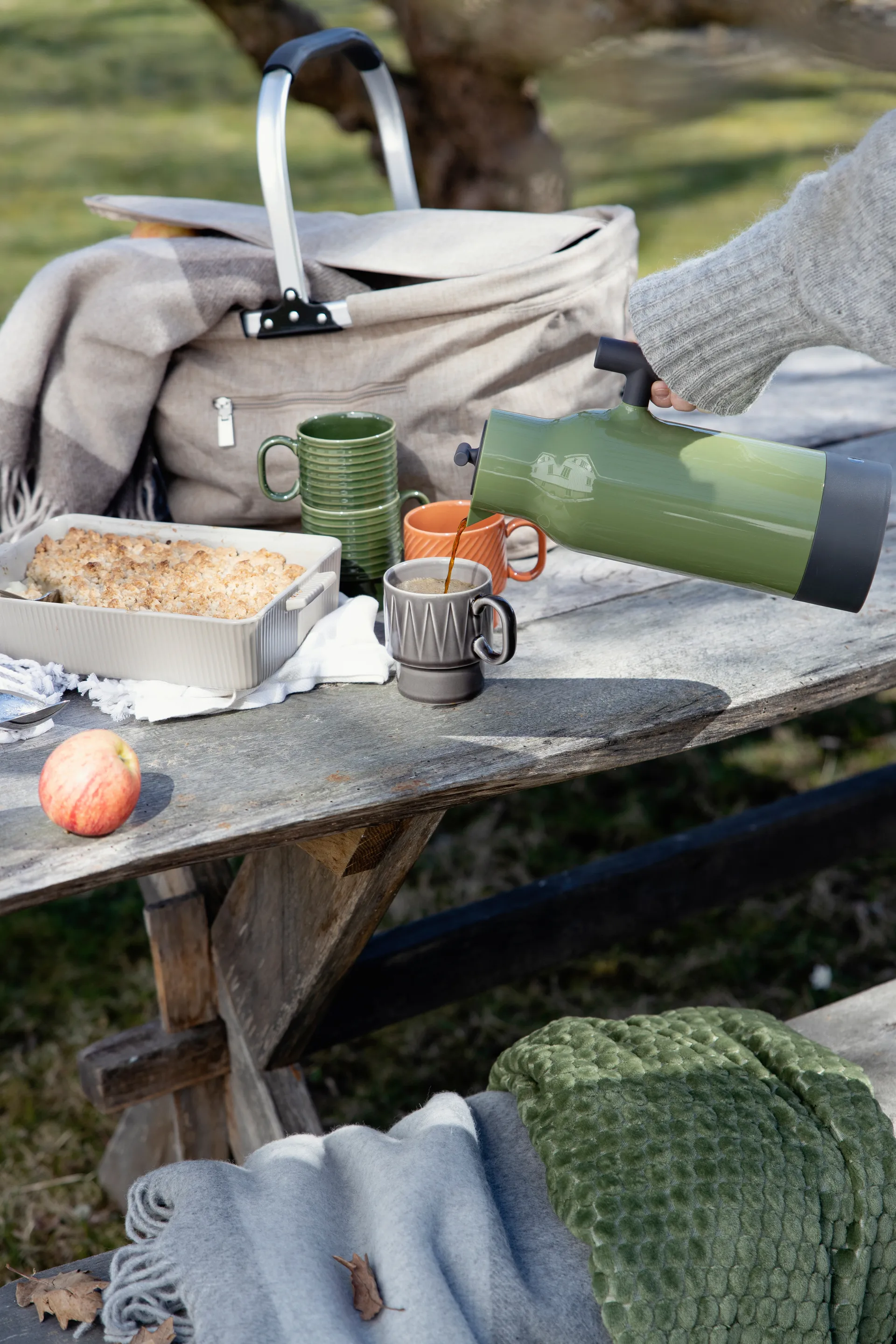 Caneca Coffee & More, 2 un., Cinza Sagaform