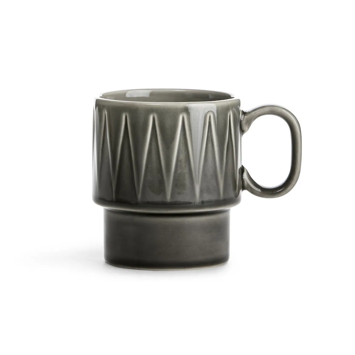 Caneca de café Coffe & More, cinza Sagaform