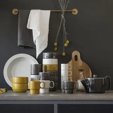 Caneca de café Coffe & More - cinza - Sagaform