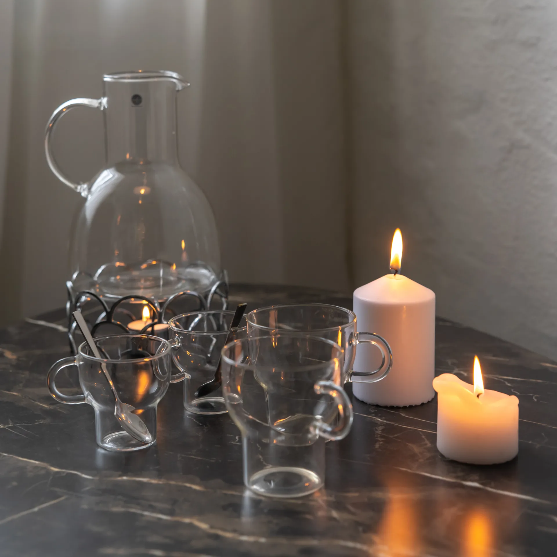 Caneca de vidro Sagaform 25 cl, 2 un., transparente Sagaform