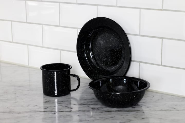 Caneca esmaltaldo Doris 35 cl, Preto  Sagaform
