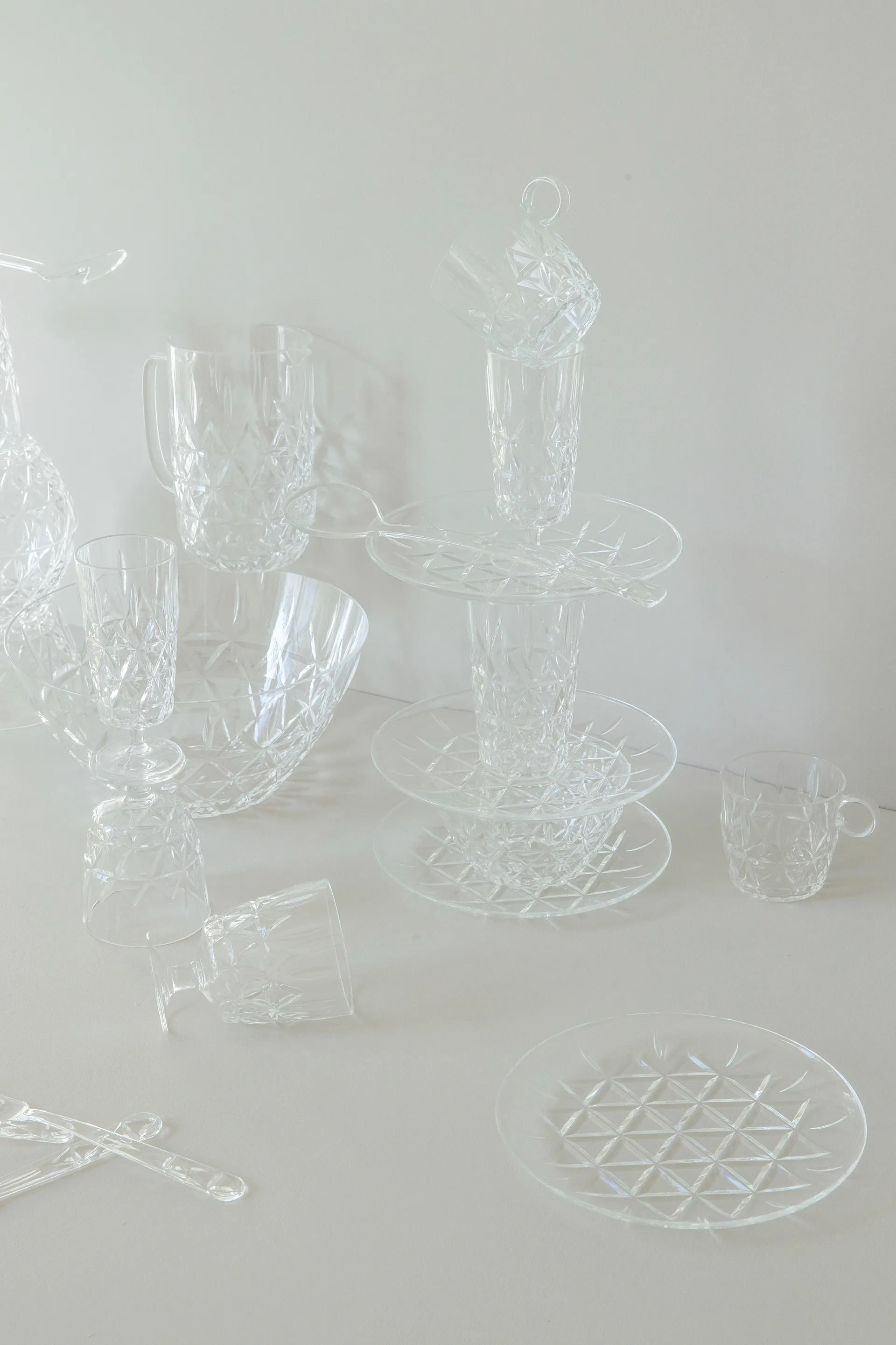 Chávena de café Picknick 4 un., Clear Sagaform