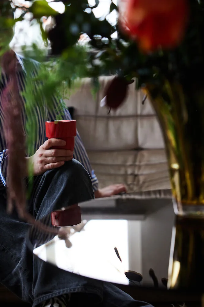 Chávena Inka 27 cl , Vermelho  Sagaform