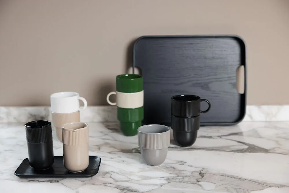 Chávena Inka com asa 27 cl, Branco Sagaform