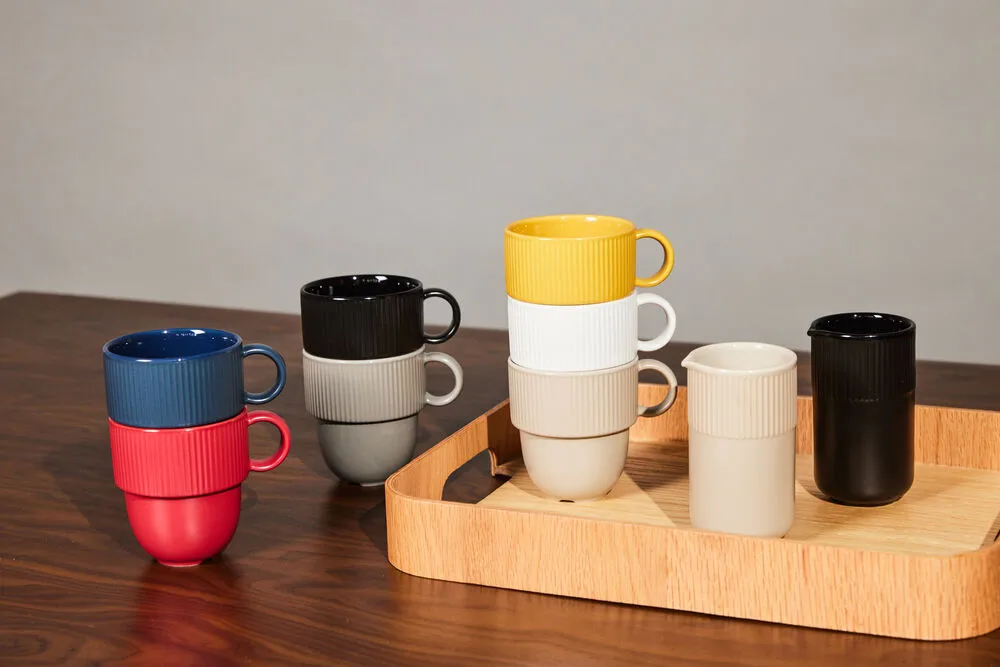 Chávena Inka com asa 27 cl, Cinza Sagaform