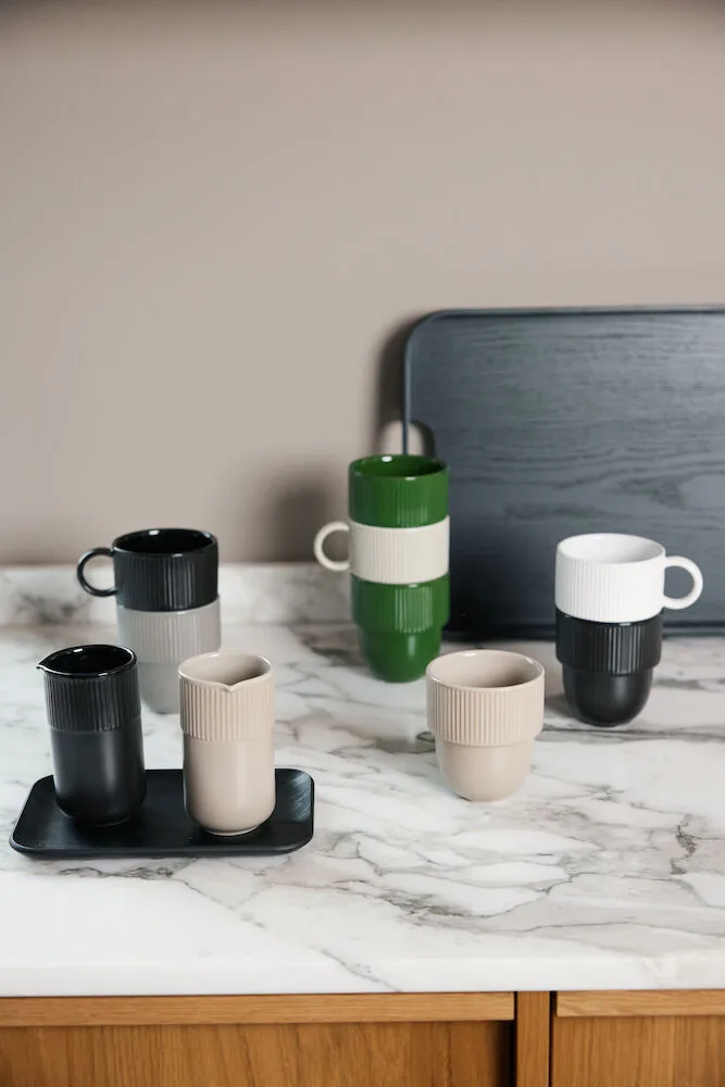 Chávena Inka com asa 27 cl, Preto Sagaform